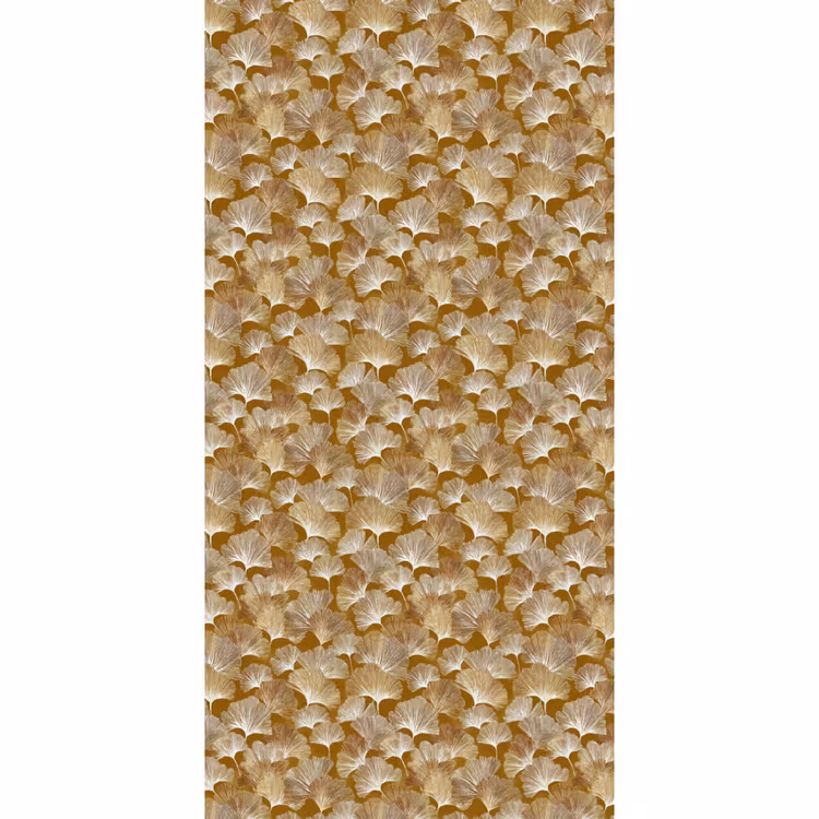 Ginkgo - Bladeren - Goud Behang Vlies klein 1076 -3d_website