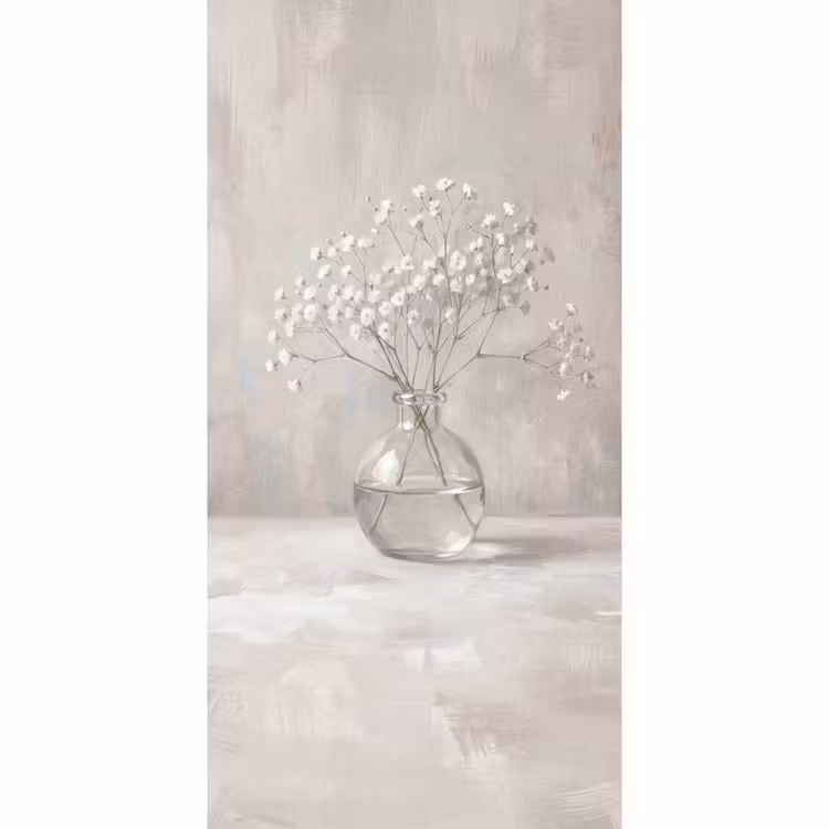 Gipskruid - Vaas - Wit Behang Vlies klein -3d_website