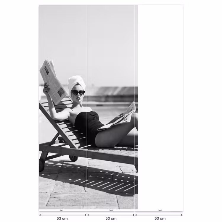 Glamour - Modern - Zwart - Wit Behang Vlies klein -USP_banen
