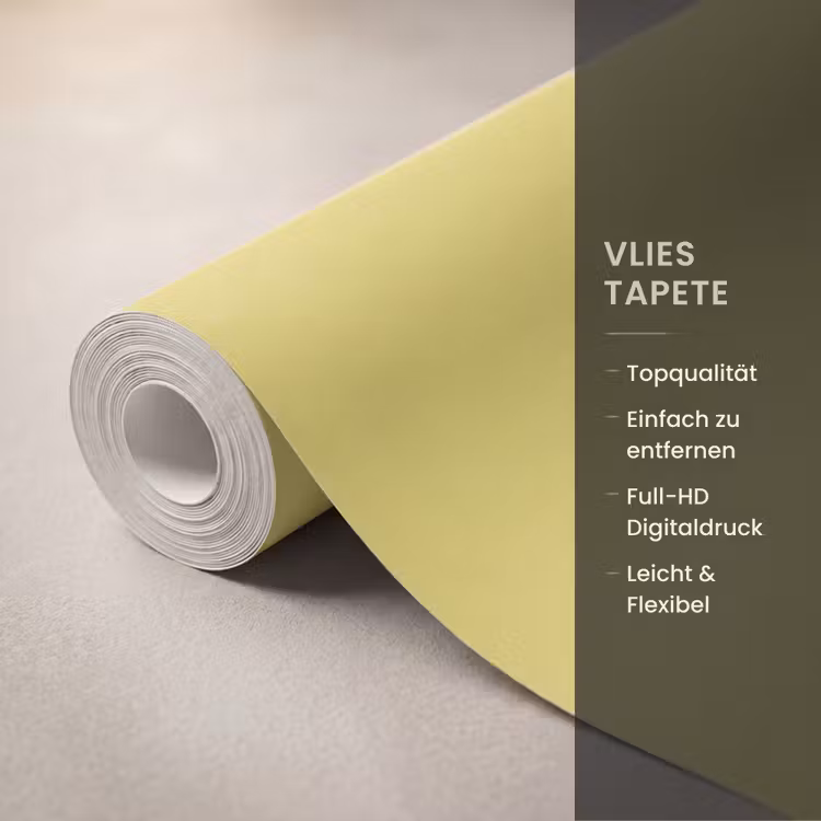 Golden - Ochre - Geel Behang Vlies klein 1076 -USP_closeupDE