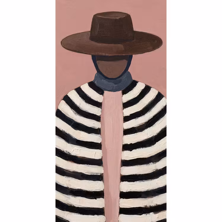 Grafisch - Vrouw - Roze Behang Vlies klein -3d_website