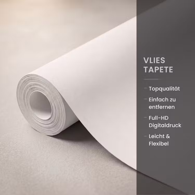 Gras - Landschap - Natuur - Abstract - Beige Behang Vlies klein -USP_closeupDE