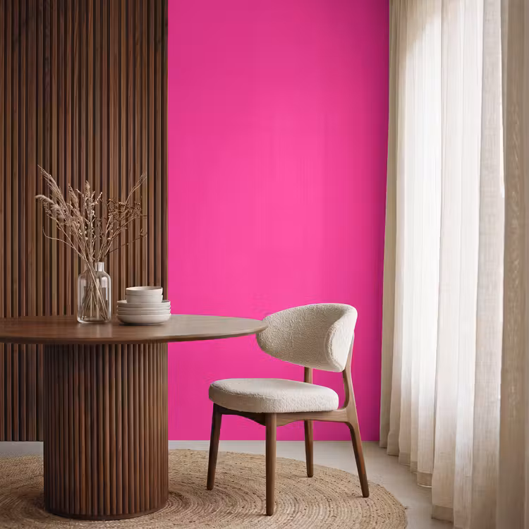 Hot - Fuchsia - Roze Behang Vlies klein 1076 -sfeer1