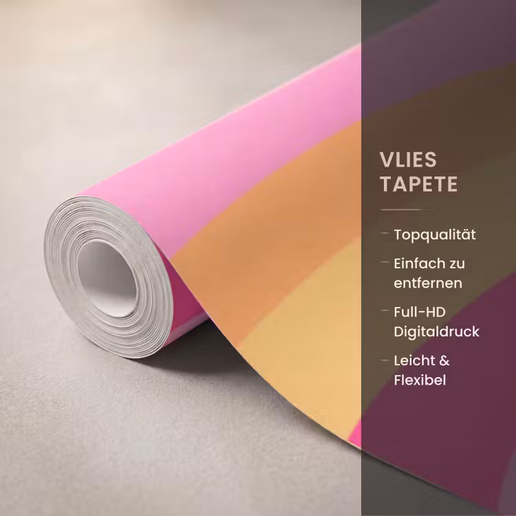 Hart - Concentrisch - Abstract - Liefde - Kleurrijk Behang Vlies klein -USP_closeupDE
