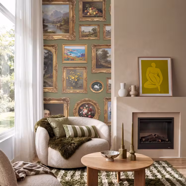 Hert - Bos - Natuur - Klassiek - Dieren Behang Vlies klein -sfeer2