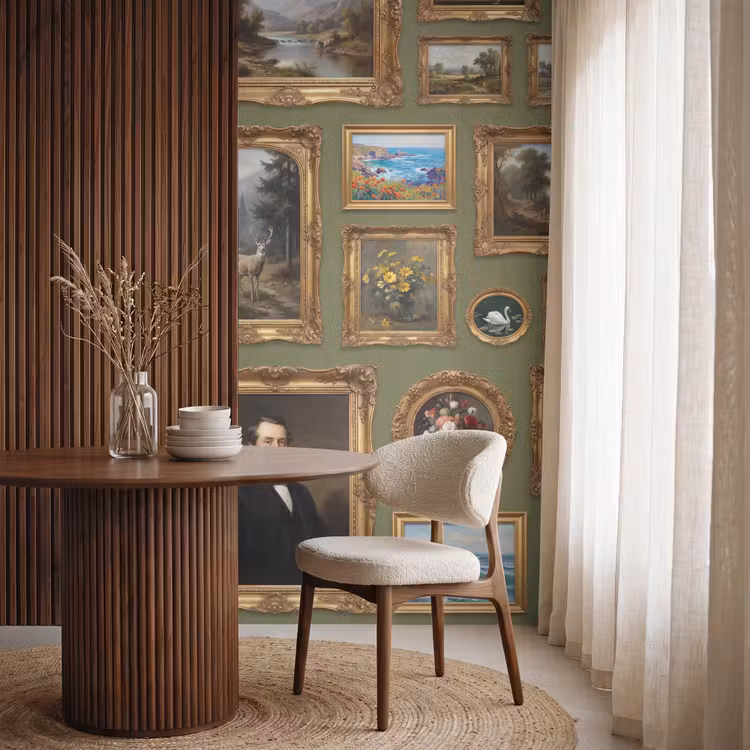 Hert - Bos - Natuur - Klassiek - Dieren Behang Vlies klein -sfeer1