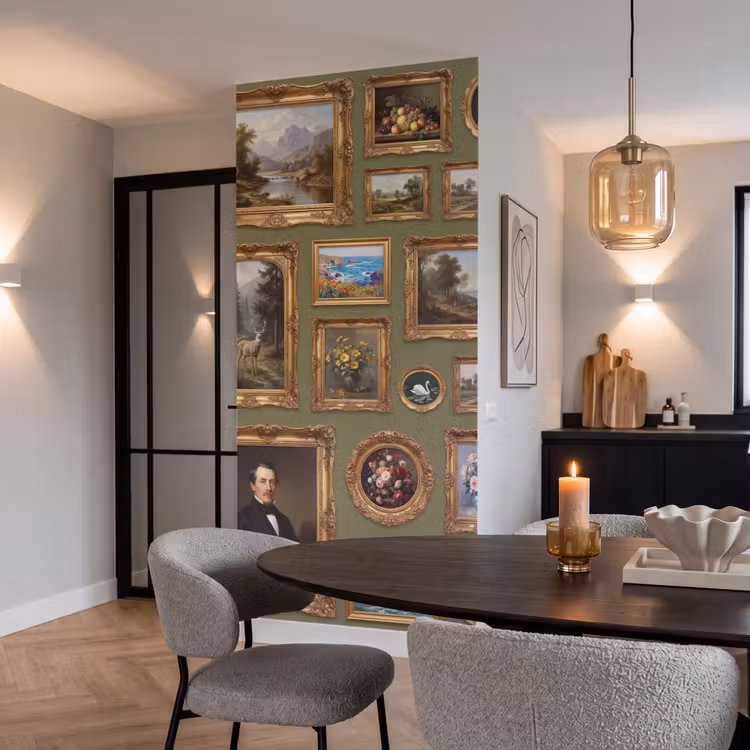 Hert - Bos - Natuur - Klassiek - Dieren Behang Vlies klein -sfeer3