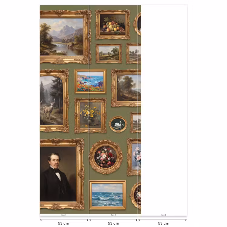 Hert - Bos - Natuur - Klassiek - Dieren Behang Vlies klein -USP_banen