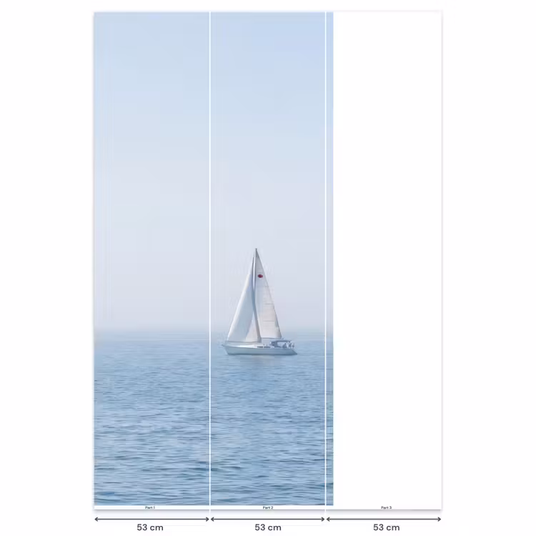 Horizon - Zeilboot - Zee Behang Vlies klein -USP_banen