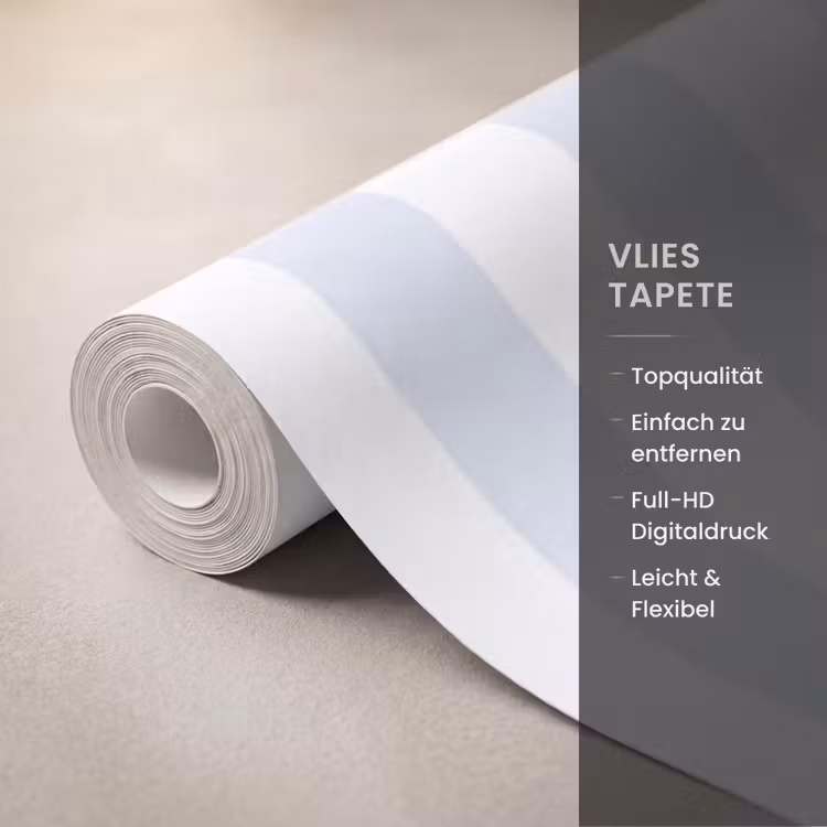 Kreeft - Illustratie - Liefde - Blauw - Decoratie Behang Vlies klein -USP_closeupDE