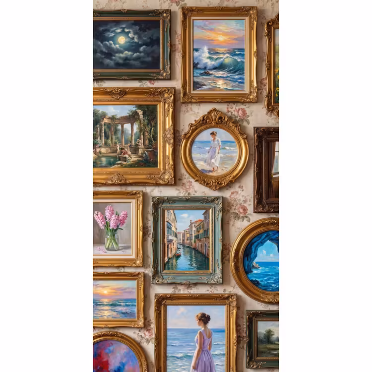 Interieur - Kunst - Collectie - Klassiek - Goud Behang Vlies klein -3d_website
