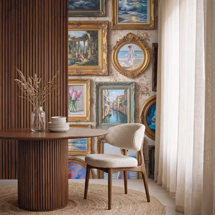 Interieur - Kunst - Collectie - Klassiek - Goud Behang Vlies klein -sfeer1