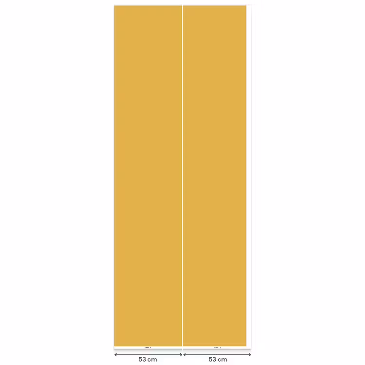 Joyful - Mustard - Geel Behang Vlies klein 1076 -USP_banen