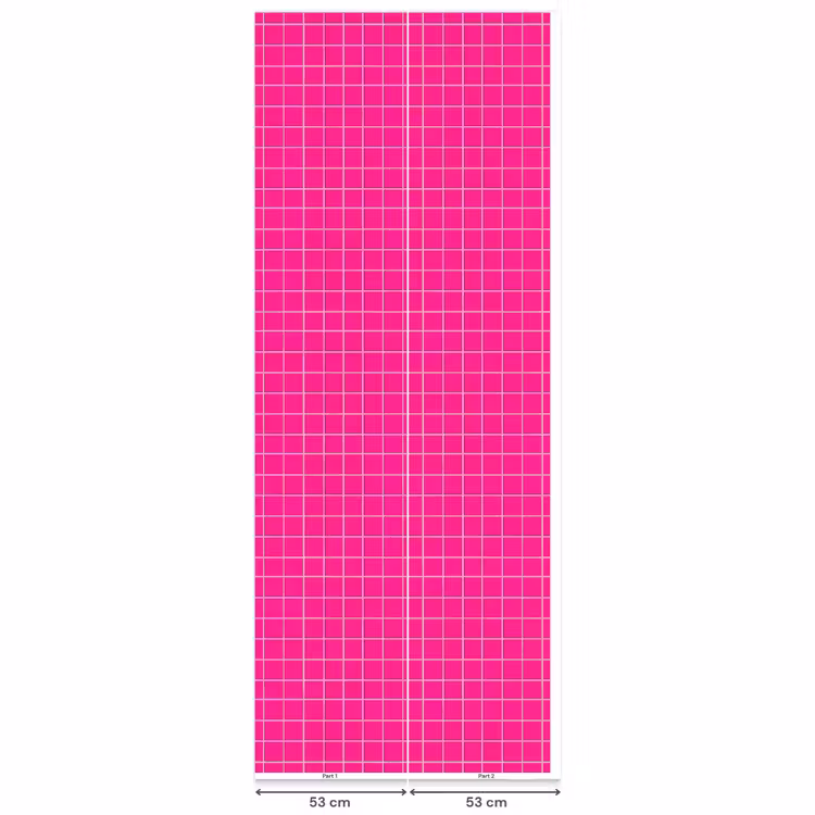 Tegels - Vierkant - Fuchsia Behang Vlies klein 1076 -USP_banen