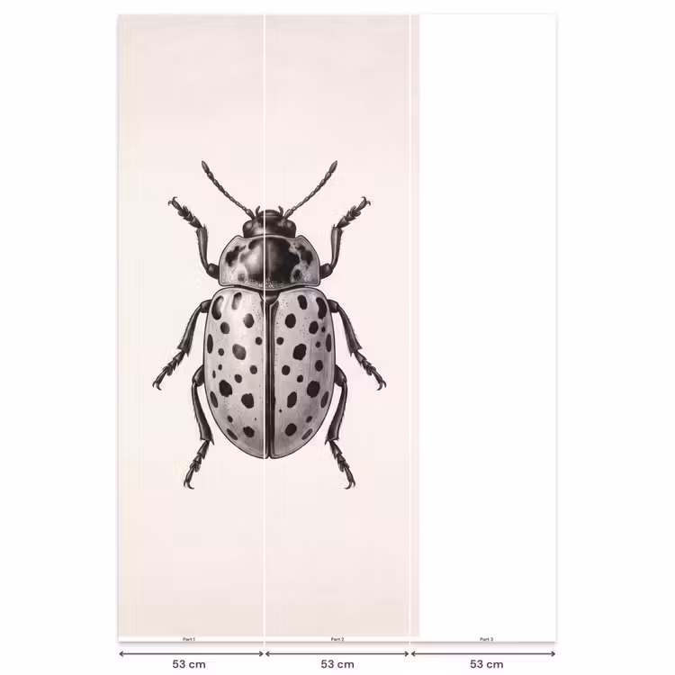 Kever - Insect - Vintage Behang Vlies klein -USP_banen