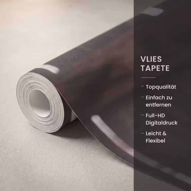 Kalf - Oormerk - Houten stal Behang Vlies klein -USP_closeupDE