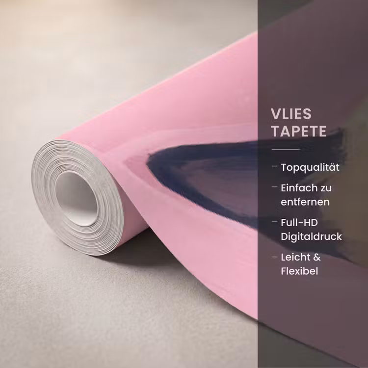 Kat - Groep - Dieren - Modern - Roze Behang Vlies klein -USP_closeupDE
