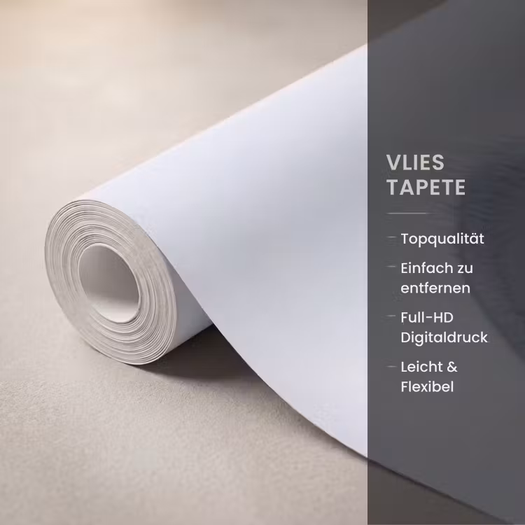 Kat - Patroon - Blauw Behang Vlies klein -USP_closeupDE