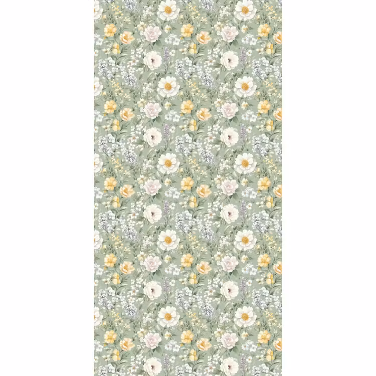 Klassiek - Bloemenpatroon - Kleurrijk Behang Vlies klein 1076 -3d_website