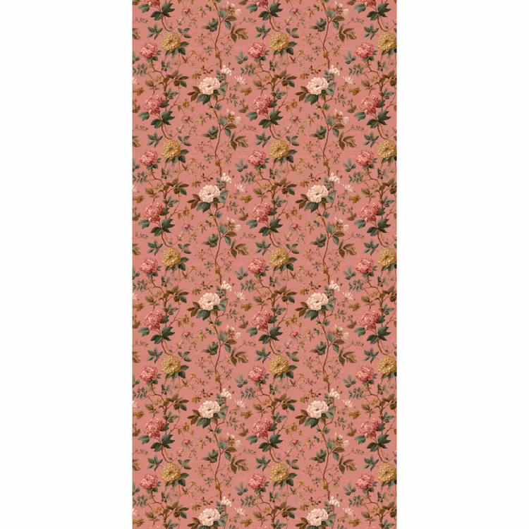 Klassiek - Botanisch - Roze Behang Vlies klein 1076 -3d_website