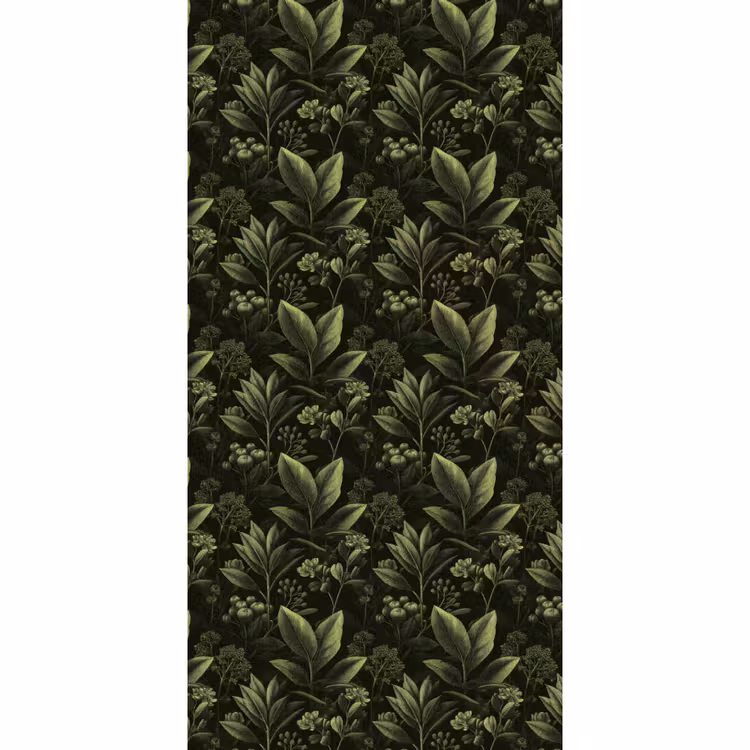 Klassiek - Donker - Botanisch - Planten Behang Vlies klein 1076 -3d_website