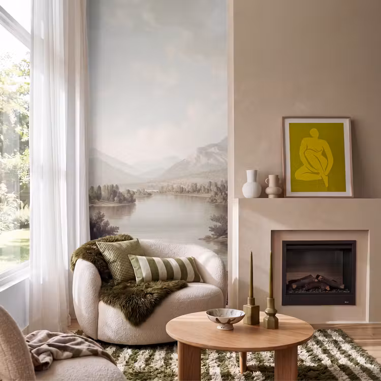 Klassiek - Landschap - Sereen Behang Vlies klein -sfeer2