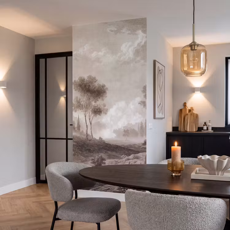 Klassiek - Landschap - Neutraal Behang Vlies klein -sfeer3