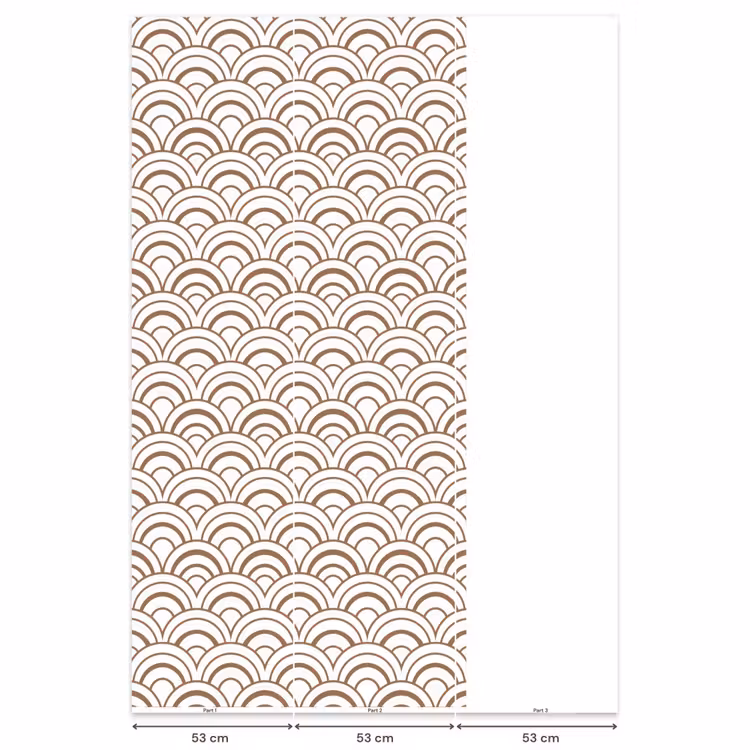 Klassiek - Motief - Terracotta Behang Vlies klein 1076 -USP_banen