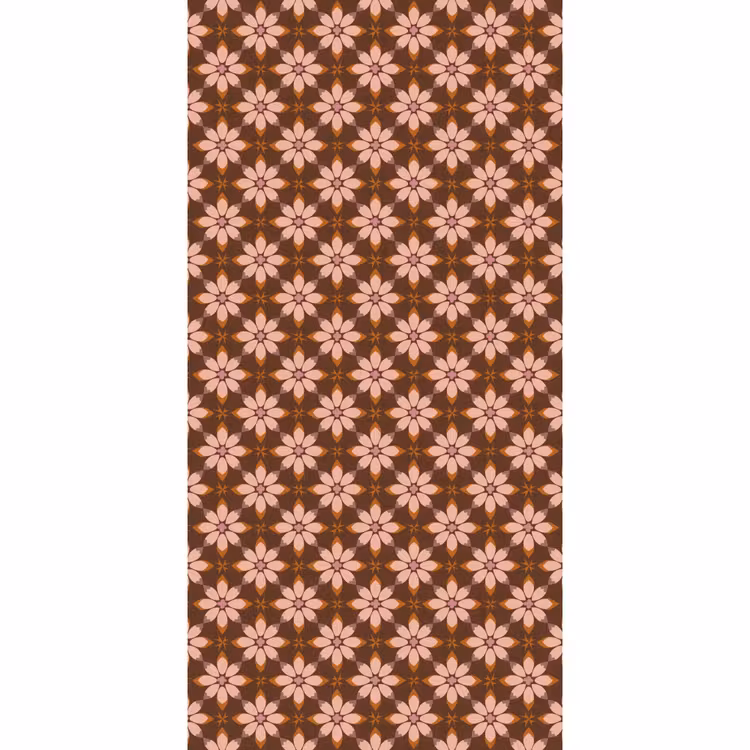 Klassiek - Retro - Bruin Behang Vlies klein 1076 -3d_website