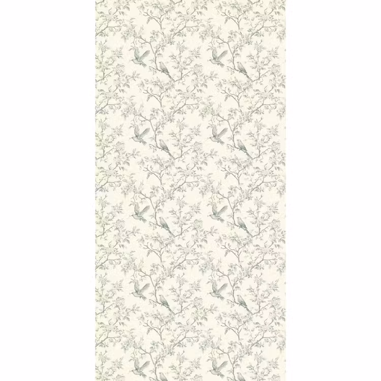 Klassiek - Vogels - Groen Behang Vlies klein 1076 -3d_website