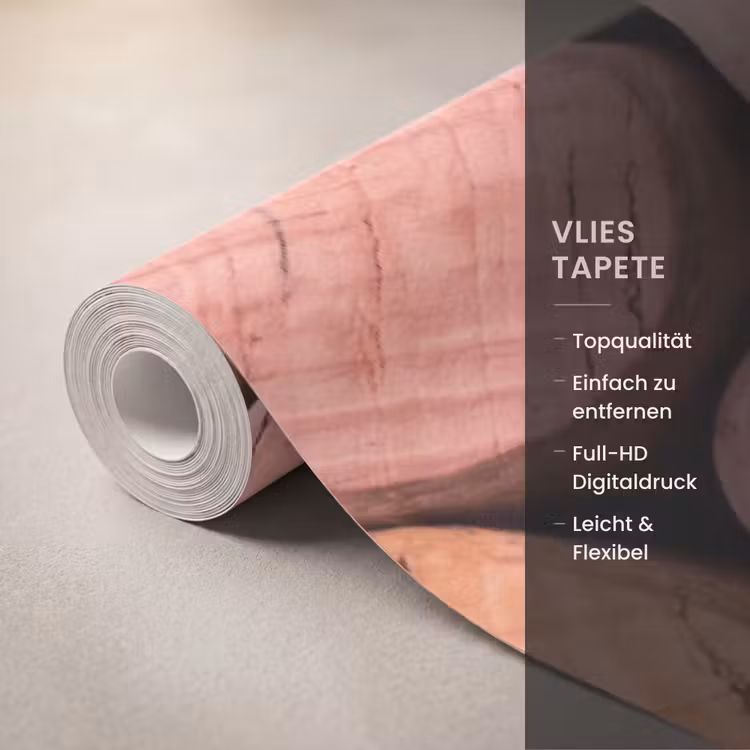 Tapete - Kork – Muster – Abstrakt – Modern – Rot - Kurk - Patroon - Abstract - Modern - Rood Behang Vlies klein