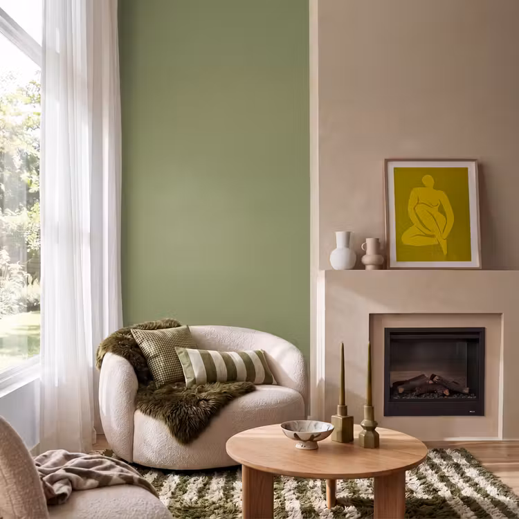Herbal - Matcha - Groen Behang Vlies klein 1076 -sfeer2