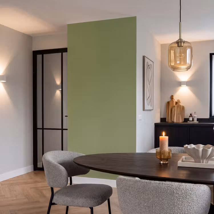 Herbal - Matcha - Groen Behang Vlies klein 1076 -sfeer3