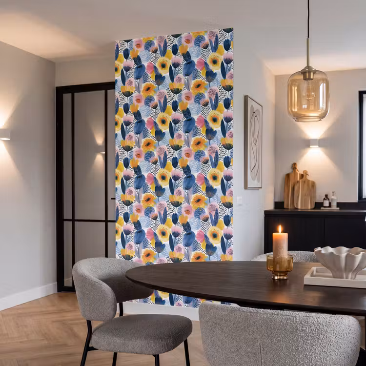 Creatief - Patroon - Kleurrijk Behang Vlies klein 1076 -sfeer3