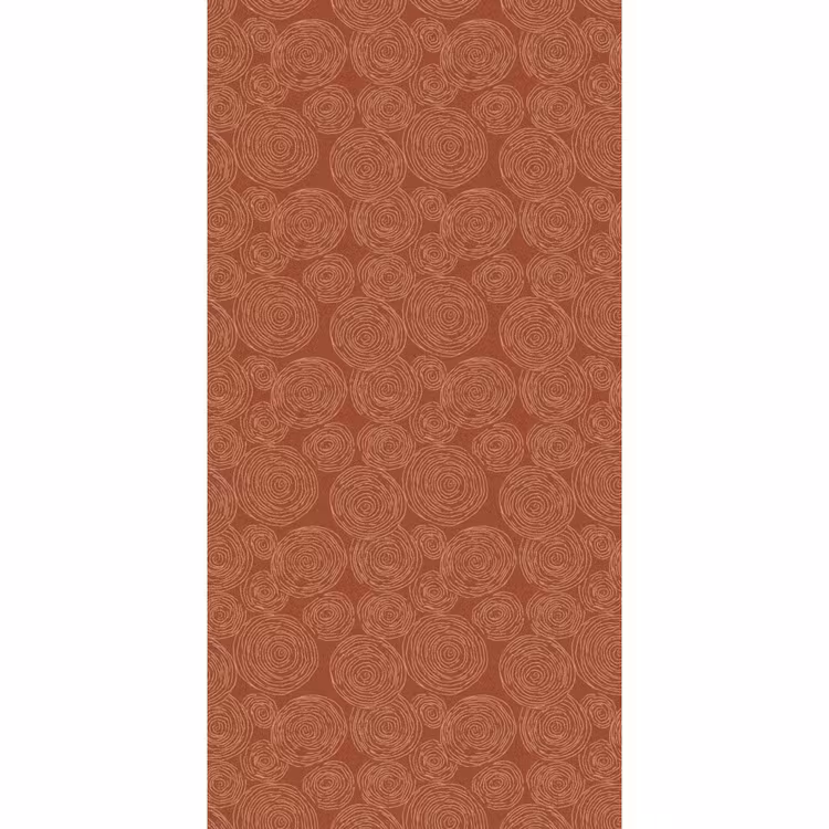 Tapete - Kreise – Abstrakt – Künstlerisch – Terrakotta - Cirkels - Abstract - Artistiek - Terracotta Behang Vlies klein 1076
