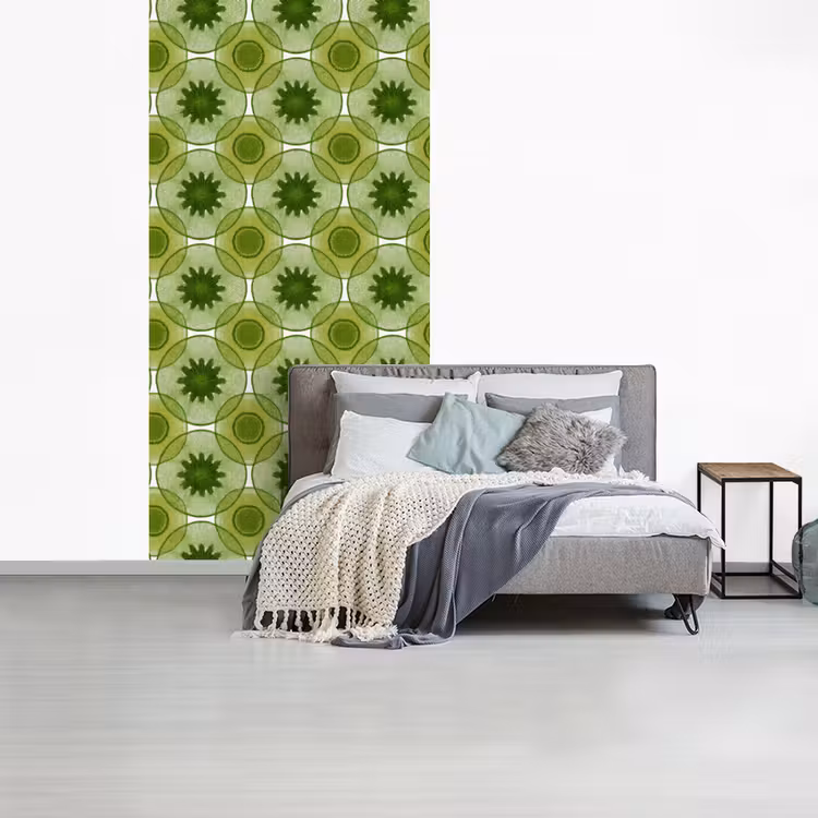 Cirkels - Patroon - Groen fotobehang vinyl groot 64 -slaapkamer