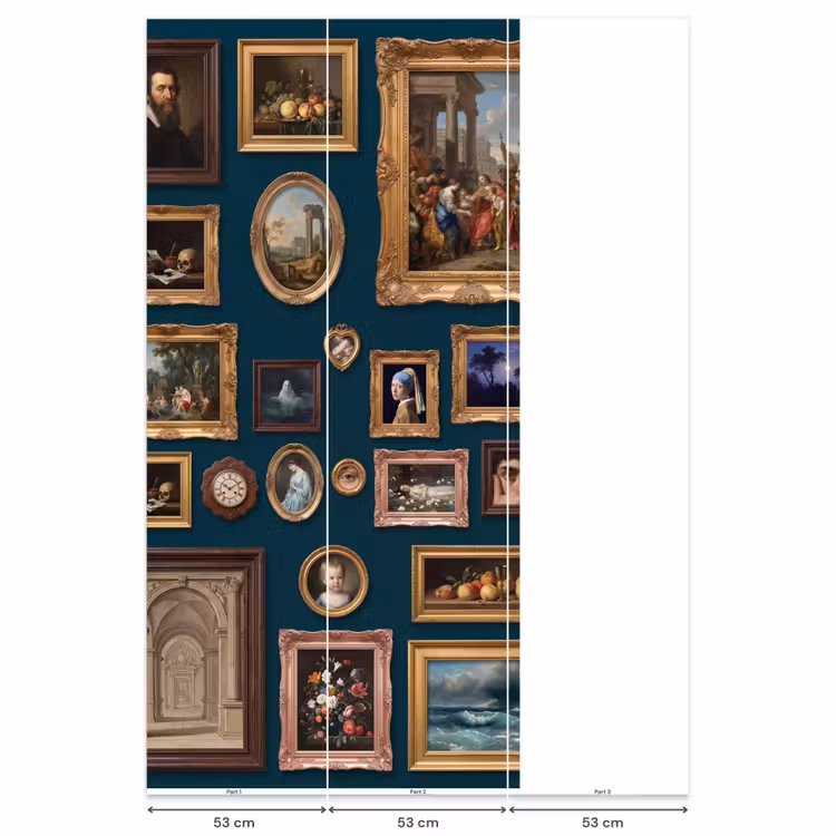 Kunst - Schilderijen - Decoratie - Klassiek - Groen Behang Vlies klein -USP_banen