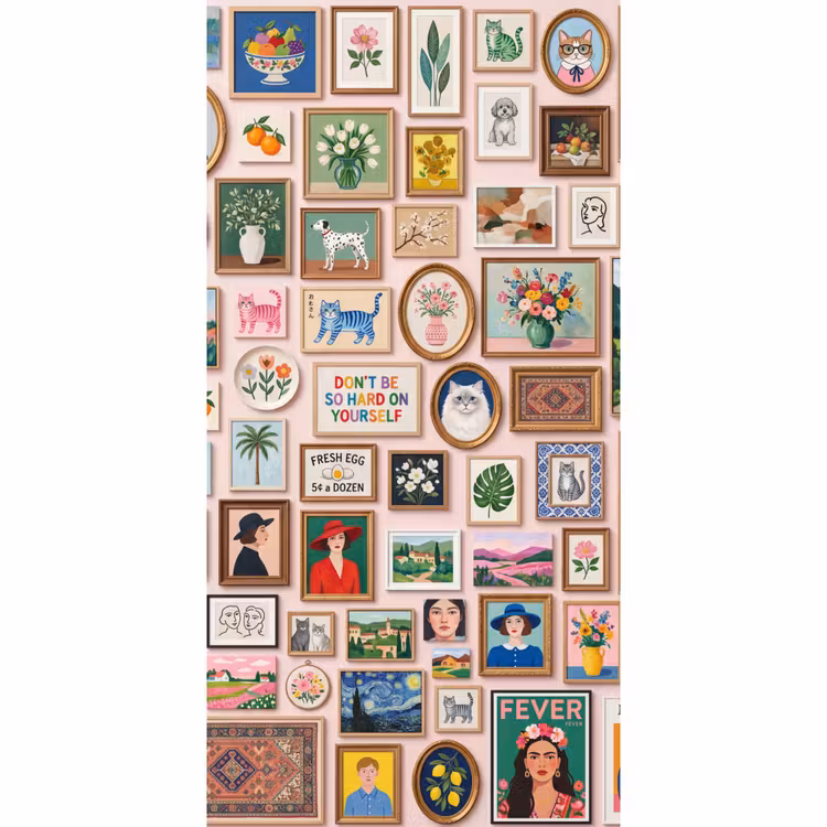 Kunst - Collectie - Decoratie - Modern - Kleurrijk Behang Vlies klein -3d_website