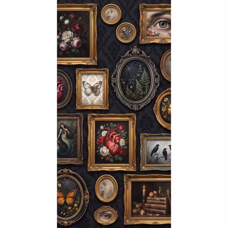 Kunst - Collectie - Vintage - Klassiek - Donker Behang Vlies klein -3d_website