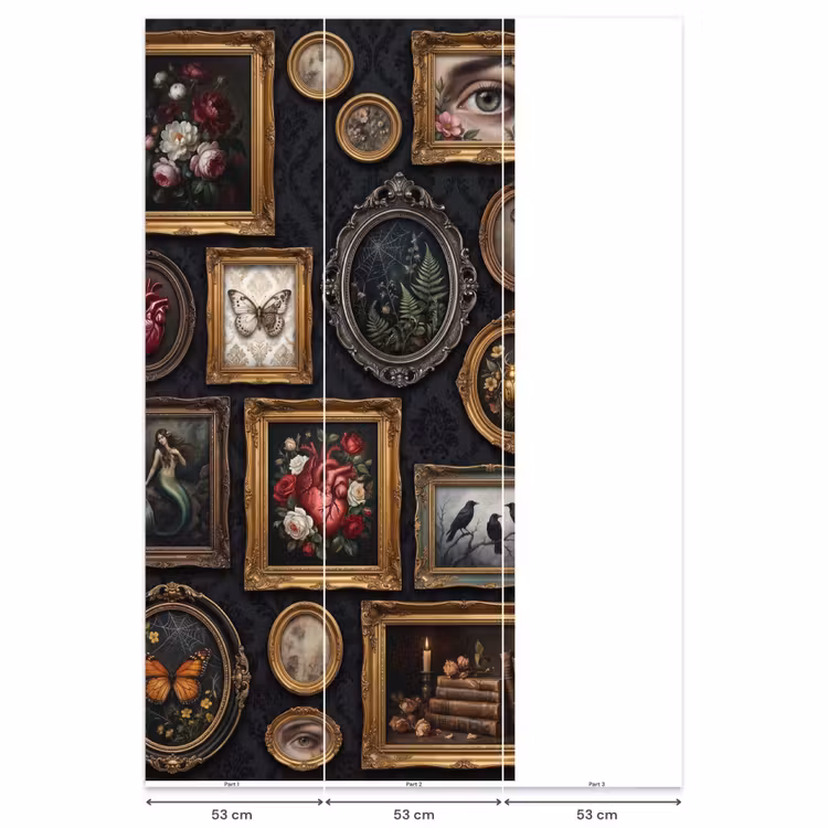 Kunst - Collectie - Vintage - Klassiek - Donker Behang Vlies klein -USP_banen