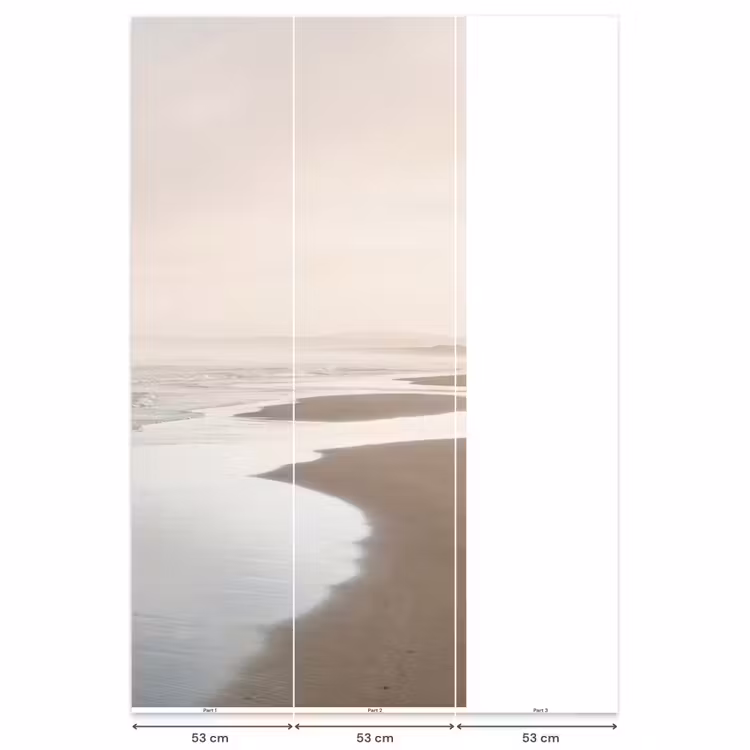 Kustlijn - Strand - Oceaan Behang Vlies klein -USP_banen