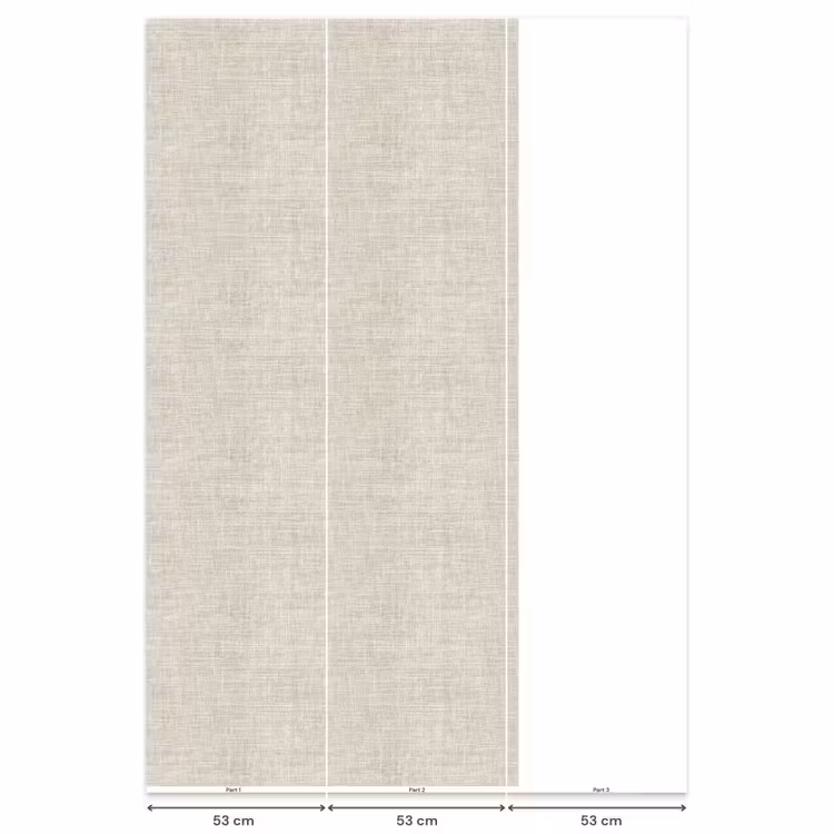 Linnen - Textuur - Beige Behang Vlies klein 1076 -USP_banen