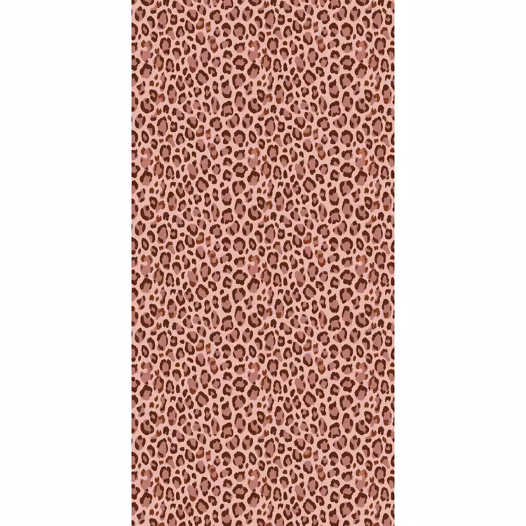 Luipaard - Patroon - Roze Behang Vlies klein 1076 -3d_website
