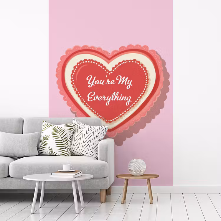 Liefde - Hart - Valentijn fotobehang vinyl groot -woonkamer