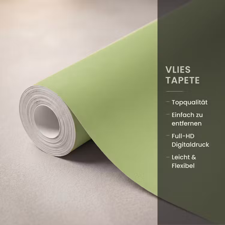 Tapete - Limette – Glow – Grün - Lime - Glow - Groen Behang Vlies klein 1076