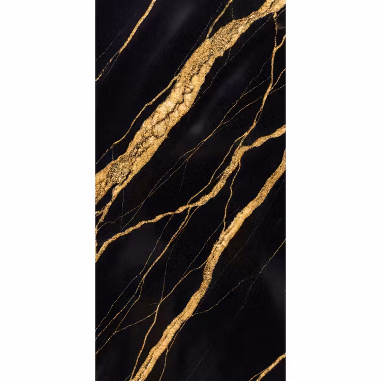 Marmer - Goud - Textuur - Abstract - Zwart Behang Vlies klein -3d_website