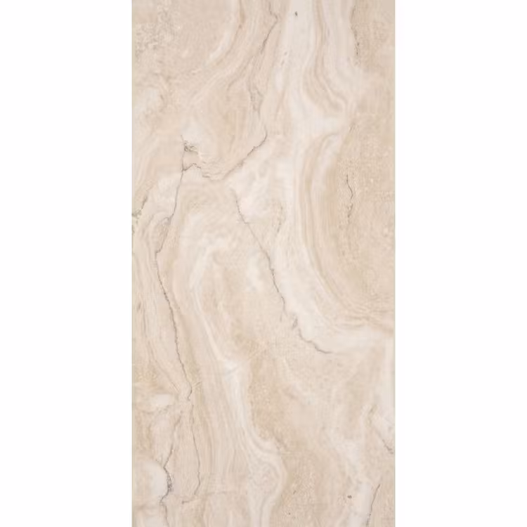 Marmer - Patroon - Beige - Steen - Abstract Behang Vlies klein -3d_website