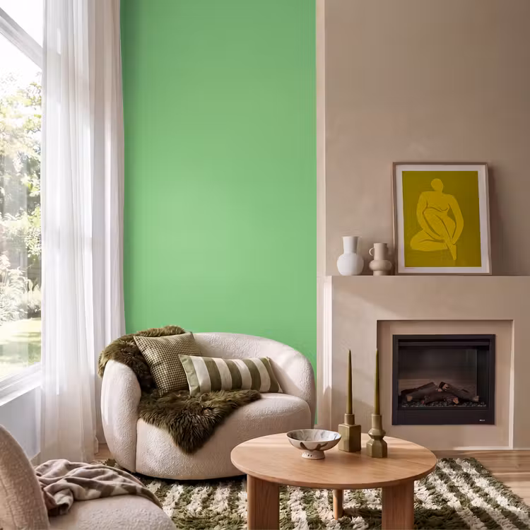 Tapete - Meadow – Green – Grün - Meadow - Green - Groen Behang Vlies klein 1076