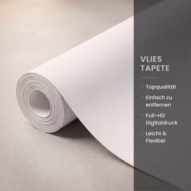 Minimalistisch - Modern - Bloemen - Beige Behang Vlies klein -USP_closeupDE