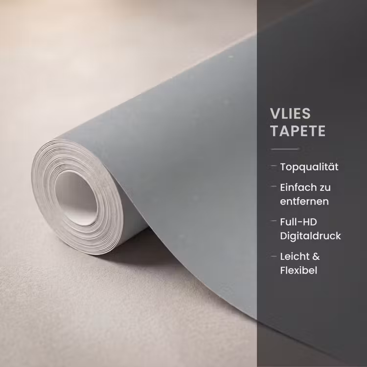 Minimalistisch - Silhouet - Oranje Behang Vlies klein -USP_closeupDE
